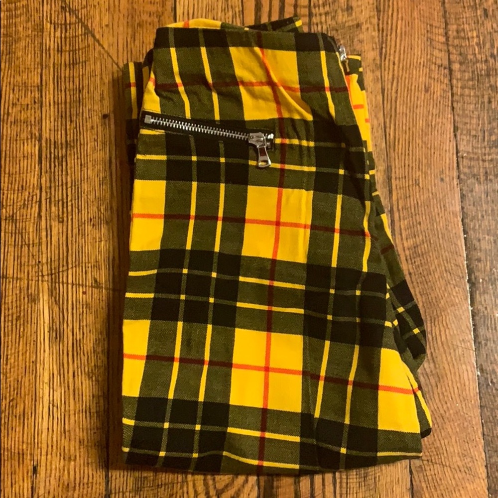 Tiger mist plaid pants